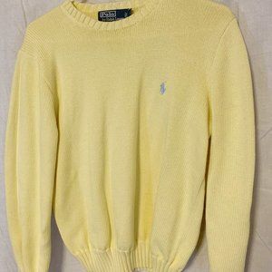 Yellow knitted sweater Ralph Lauren